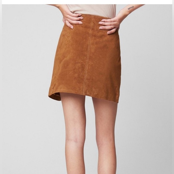 BLANKNYC Denim Alder Zip Suede Skirt size 31 - Picture 2 of 13